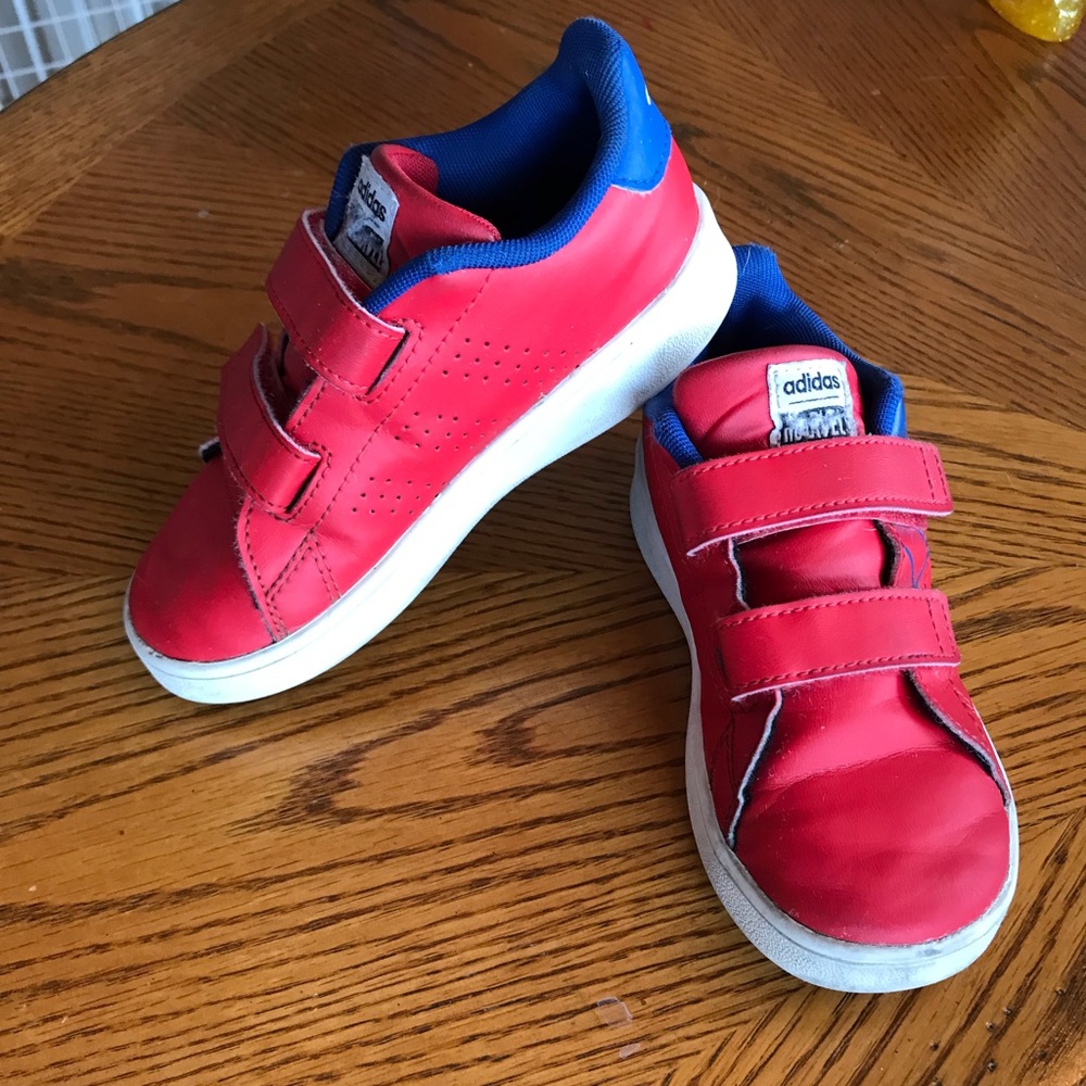 Adidas Marvel Spiderman Sneakers Toddler Size 10